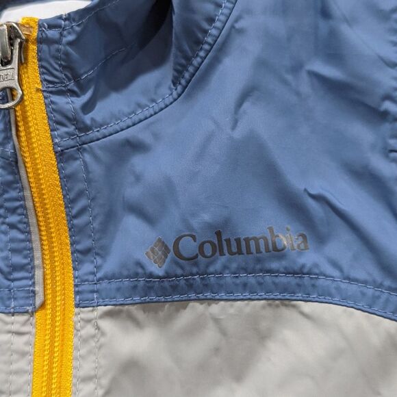 Columbia Gray Blue Lightweight Light Weight Windbreaker Jacket Boys size 2T - Picture 4 of 6